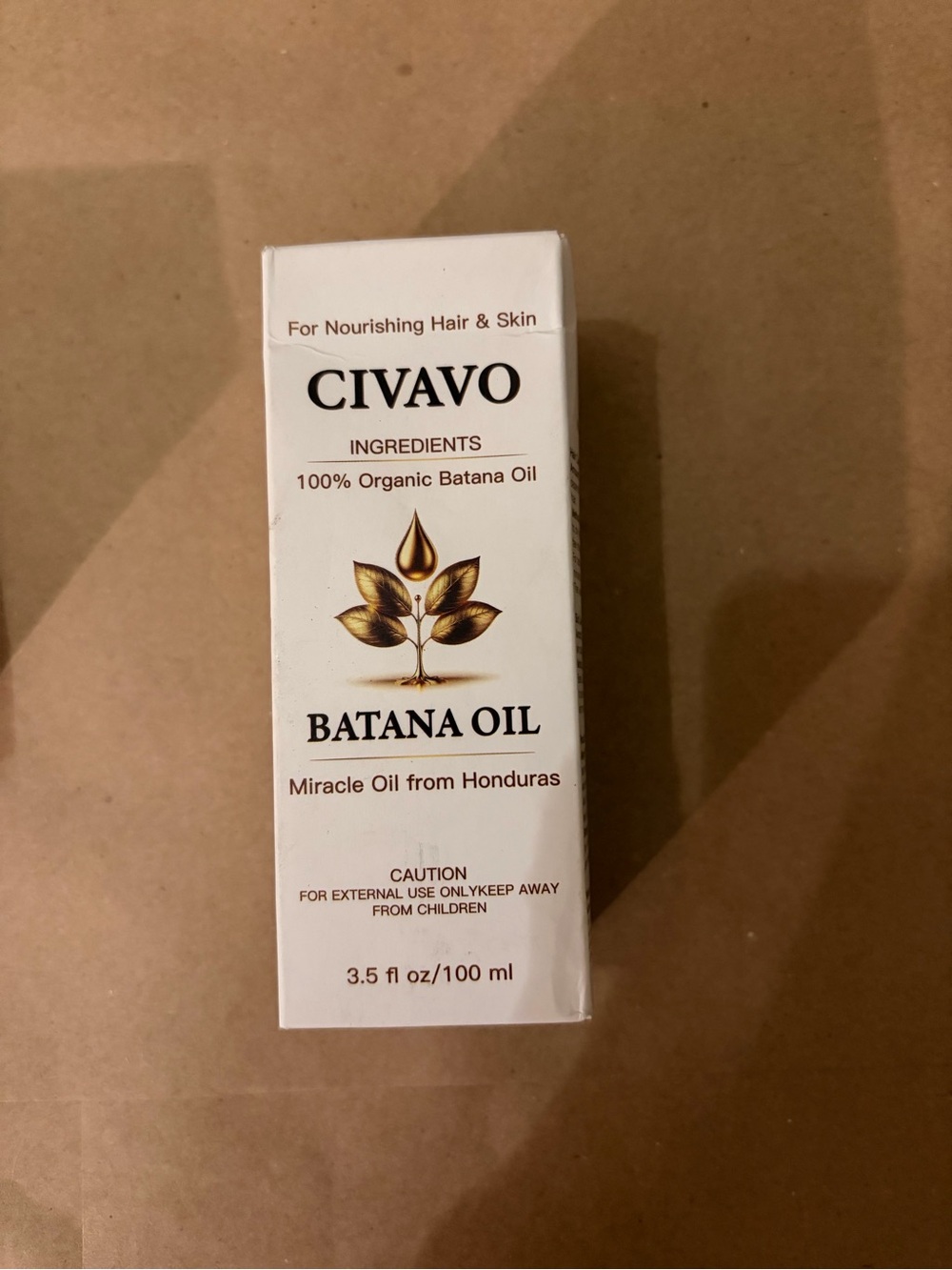 Batana Oil Nourishing Face & Hair Serum - Gold
